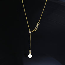 Load image into Gallery viewer, 14k Gold and Genuine Diamond Baguette and Round Cross Pendant and Chain for Women in White Yellow or Rose Gold
