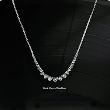 Load image into Gallery viewer, Solid 14k Gold Genuine Natural Diamond Chain Tennis Flexible Layering Necklace VS Quality
