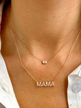 Load image into Gallery viewer, 14k Solid Gold Natural Diamond MAMA Necklace
