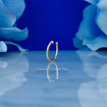 Load image into Gallery viewer, Single (Half Pair) 14k Solid Gold Natural Diamond Non Pierced Ear Cuff
